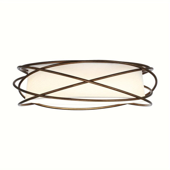 20 in. LED Modern Brown Flush Mount Ceiling Light-ErisView