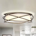 20 in. LED Modern Brown Flush Mount Ceiling Light-ErisView