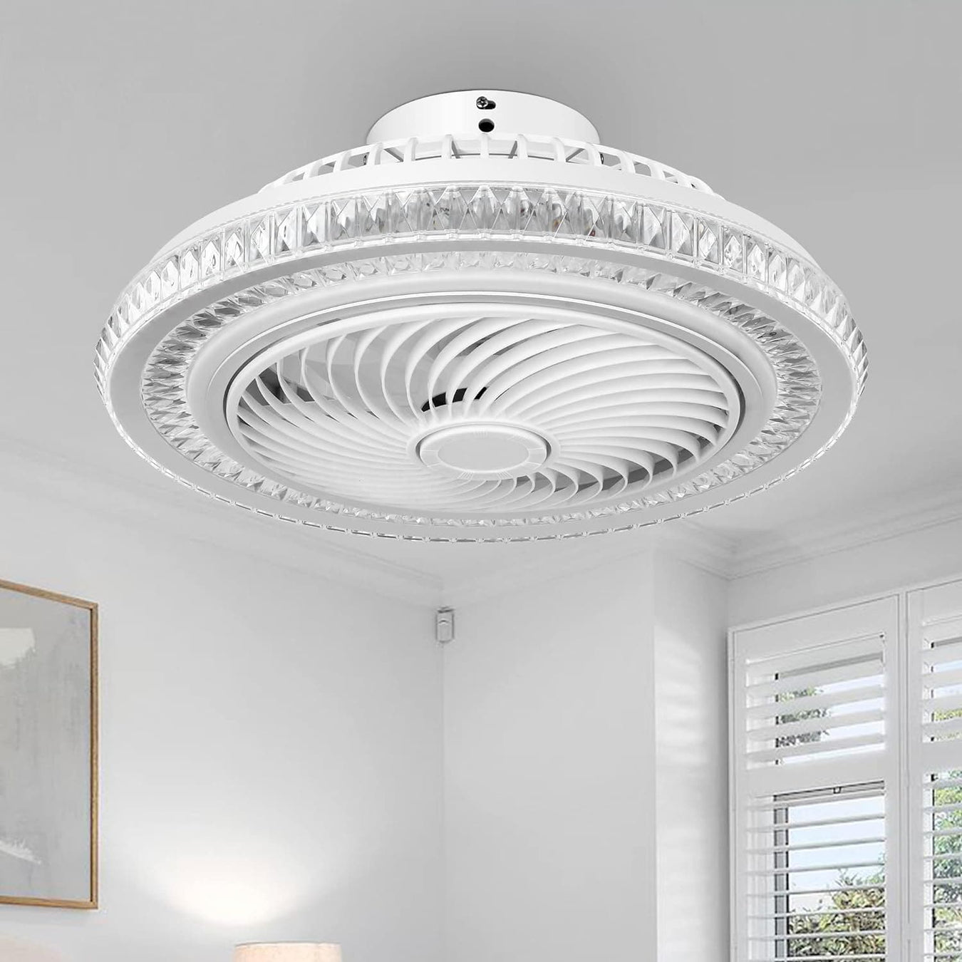 Crystal Ceiling Fan