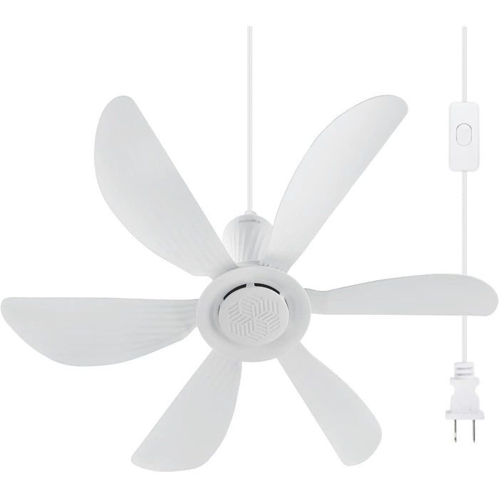 22.5 in. Small Ceiling Fan, Portable Ceiling Fan, Tent Ceiling Fan, Beautiful Ceiling Fans with on/off Button, Gazebo Fan-1-ErisView