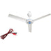 28 in. High Speed 12V DC Ceiling Fan, Portable Ceiling Fan, Outdoor Fan for Gazebo with Light-1-ErisView