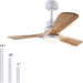 36 in. Ceiling Fan with Light and Remote, Modern Outdoor Fan, Indoor 3 Blade Wood Ceiling Fan for Kids' Room Bedroom, Office Ceiling Fan-7-ErisView