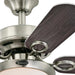 36 in. Indoor Ceiling Fan with Light, Brushed Nickel Ceiling Fan-2-ErisView