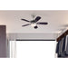 36 in. Indoor Ceiling Fan with Light, Brushed Nickel Ceiling Fan-5-ErisView