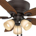 44 in. Bronze Ceiling Fan, Short Blade Ceiling Fan, Best Indoor Ceiling Fans-12-ErisView