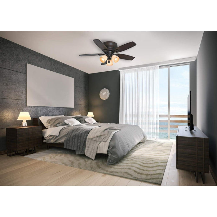 44 in. Bronze Ceiling Fan, Short Blade Ceiling Fan, Best Indoor Ceiling Fans-15-ErisView