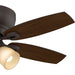 44 in. Bronze Ceiling Fan, Short Blade Ceiling Fan, Best Indoor Ceiling Fans-7-ErisView