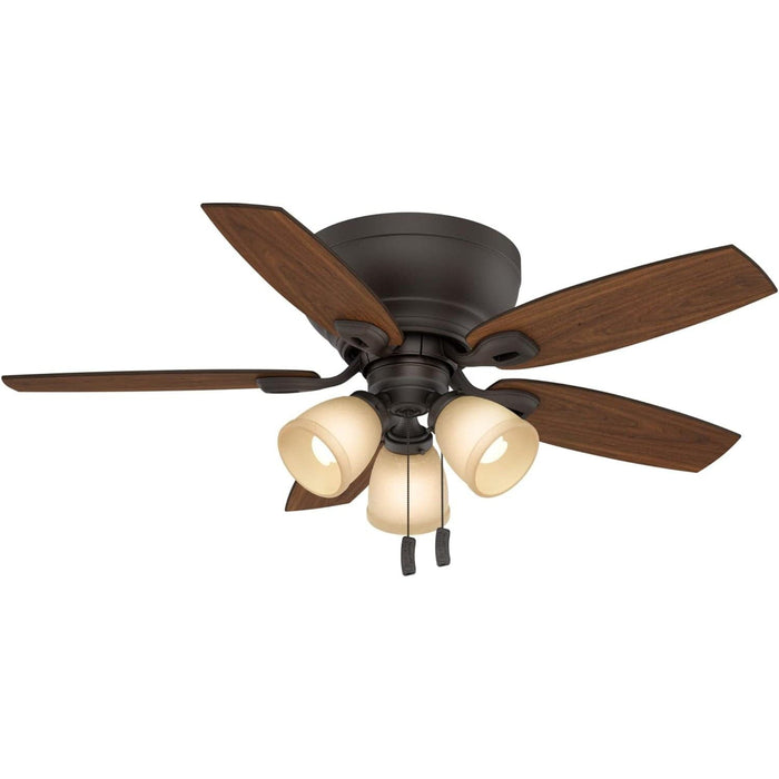 44 in. Bronze Ceiling Fan, Short Blade Ceiling Fan, Best Indoor Ceiling Fans-1-ErisView