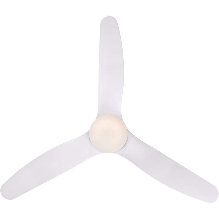 46 in. White Indoor Remote Ceiling Fan with Light, Home Ceiling Fan-7-ErisView