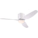 46 in. White Indoor Remote Ceiling Fan with Light, Home Ceiling Fan-1-ErisView