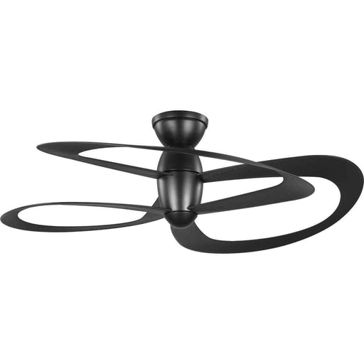 48 in. Black Reversible DC Ceiling Fan, 3 Blade Ceiling Fan, Contemporary Ceiling Fan-1-ErisView