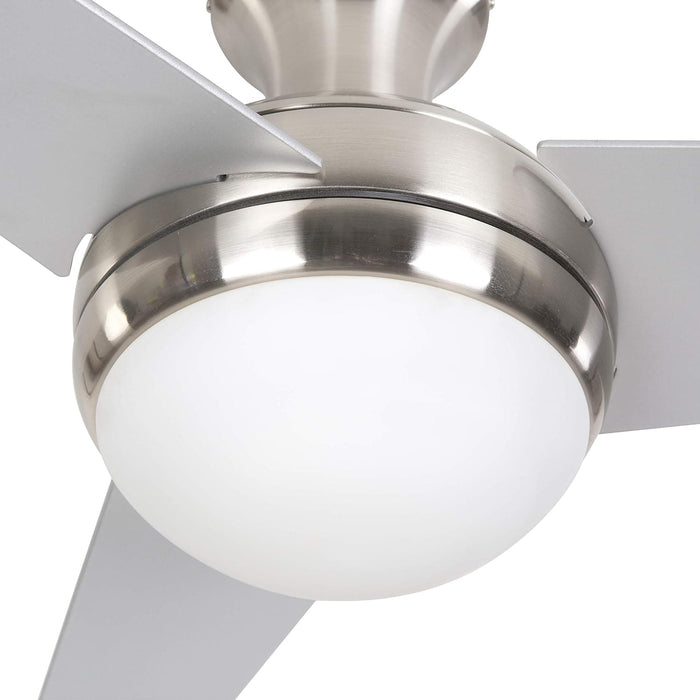 48 in. Brushed Nickel Ceiling Fan, Mid Century Modern Ceiling Fan-3-ErisView