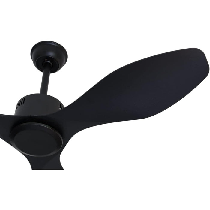 48 in. Ceiling Fan NO Light, Indoor Outdoor Reversible DC Ceiling Fan with Remote, 3 Blade Black Modern Outdoor Fan-3-ErisView