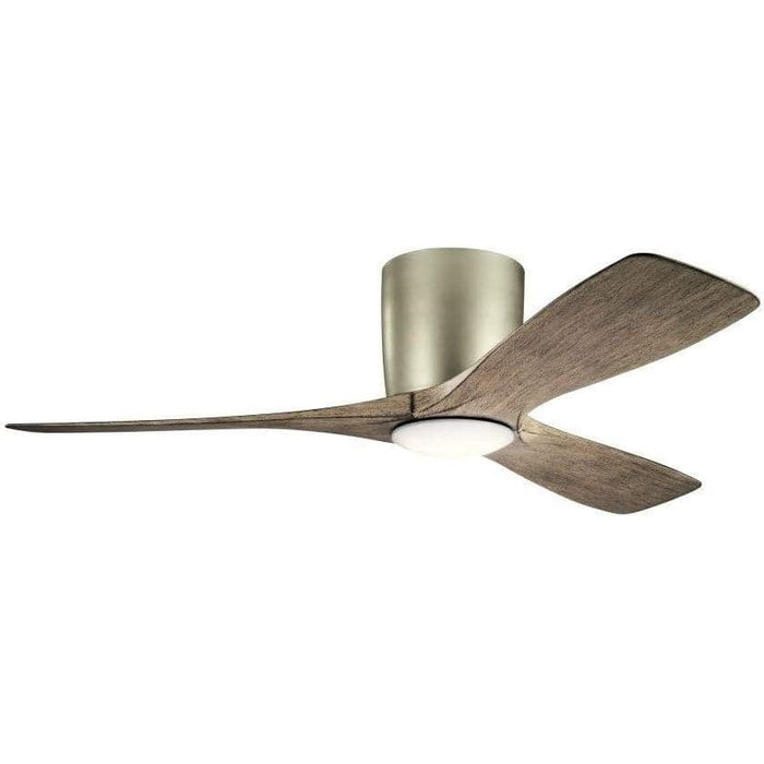 48 in. Ceiling Fan with LED Lights and Wall Control, Brushed Nickel Ceiling Fan-2-ErisView