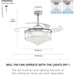 48 in. Crystal Chandelier Ceiling Fan with Light, Retractable Fandelier Ceiling Fan with Remote, 48 in. Dimmable Ceiling Fan for Bedroom Living Room-5-ErisView