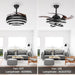 48 in. Pretty Ceiling Fans, Dimmable Silent LED Ceiling Fan Lights with Remote for Living Room Bedroom, Kitchen, Dining Room-5-ErisView