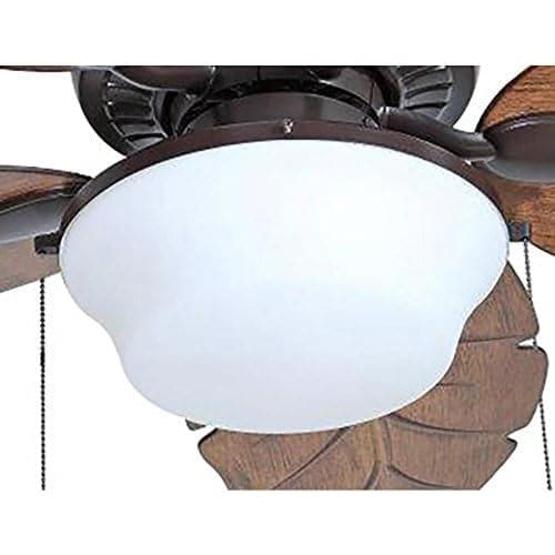 52 in. Bronze Ceiling Fan with Light Kit, Mid Century Modern Ceiling Fan-3-ErisView