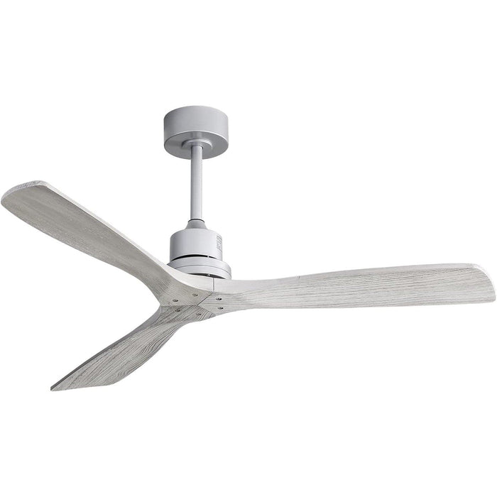 52 in. Ceiling Fan NO Light, 3 Blade Ceiling Fan with Remote, Reversible Ceiling Fan for Bedroom Living Room Porch, Modern Outdoor Ceiling Fan-1-ErisView