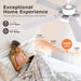 52 in. Ceiling Fan with Light and Remote, Reversible Ceiling Fan Winter Summer, Dimmable Modern Ceiling Fan for Living Room Bedroom Dining Room-4-ErisView