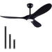 52 in. Ceiling Fan with Remote Control and Light, Modern Outdoor 3 Blade Reversible Ceiling Fan for Patio, Indoor Ceiling Fan for Bedroom Living Room-7-ErisView