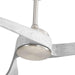 52 in. Contemporary Ceiling Fans without Lights, 3 Wood Blades Reversible Ceiling Fan with Remote for Bedroom Living Room Dining Room -7-ErisView