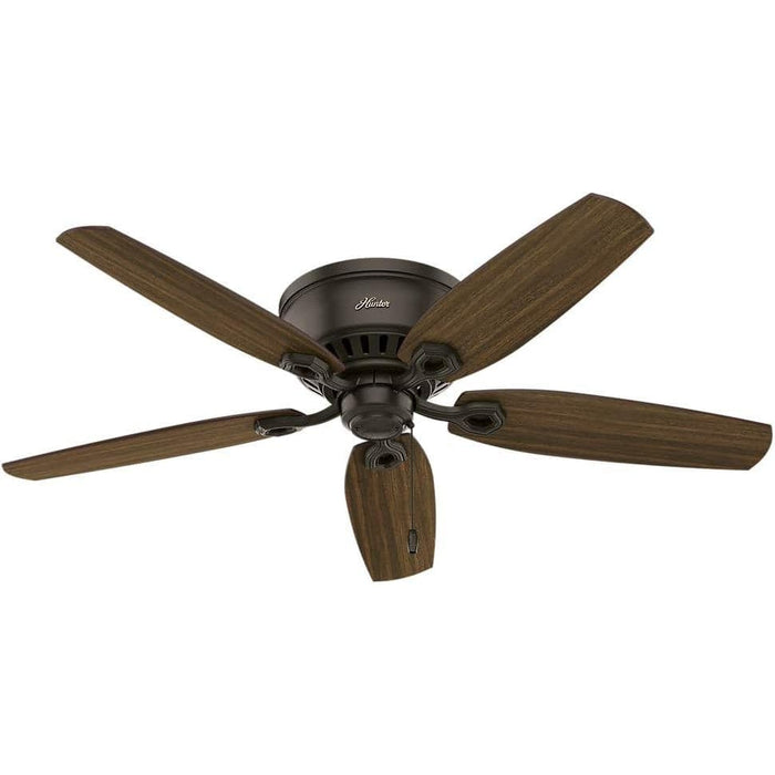 52 in. Indoor Low Ceiling Fan and Light, Bronze Ceiling Fan, Hugger Ceiling Fan with Light-6-ErisView