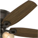 52 in. Indoor Low Ceiling Fan and Light, Bronze Ceiling Fan, Hugger Ceiling Fan with Light-7-ErisView