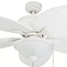 52 in. Indoor Outdoor Ceiling Fan with Lights, White Tropical Ceiling Fan with Pull Chain Control for Living Room Patio Porch-ErisView