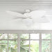 52 in. Indoor Outdoor Ceiling Fan with Lights, White Tropical Ceiling Fan with Pull Chain Control for Living Room Patio Porch-ErisView