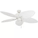 52 in. Indoor Outdoor Ceiling Fan with Lights, White Tropical Ceiling Fan with Pull Chain Control for Living Room Patio Porch-ErisView