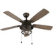 52 in. LED Indoor Outdoor Ceiling Fans, Bronze Ceiling Fan with Light Kit-3-ErisView