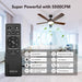 52 in. LED Quiet Ceiling Fans, Remote Control Ceiling Fan and Light, Reversible Indoor Ceiling Fans with Lights, Bedroom Ceiling Fans-4-ErisView