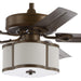 52 in. Metal Blade LED Ceiling Fan with Remote, Classic Traditional Glam Satin Bronze Ceiling Fan for Living Room Fan Family Room Dining Room Bedroom-4-ErisView