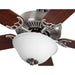 52 in. Modern 5 Blade Ceiling Fan with White Head Light Kit, Pull Chain-11-ErisView