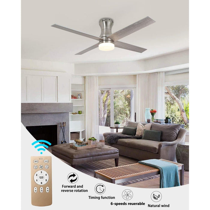 52 in. Remote Control Ceiling Fans, Outdoor Ceiling Fans with Light, Bedroom Ceiling Fans -5-ErisView