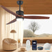 52 in. Smart Ceiling Fan with Remote APP Alexa Control, Bedroom Ceiling Fans with Lights, Indoor Modern Ceiling Fan Bedroom Ceiling Fans -1-ErisView