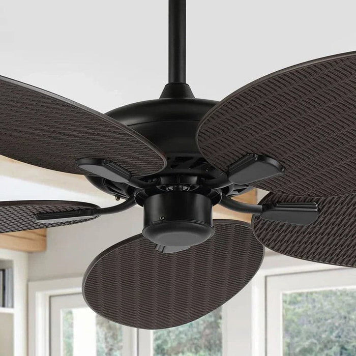 52 in. Tropical Ceiling Fan without Light, Coastal Ceiling Fan with App/Remote Control for Bedroom Living Room-ErisView