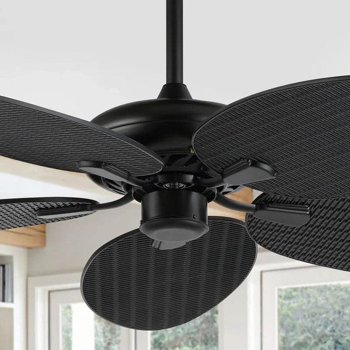 52 in. Tropical Ceiling Fan without Light, Coastal Ceiling Fan with App/Remote Control for Bedroom Living Room-ErisView