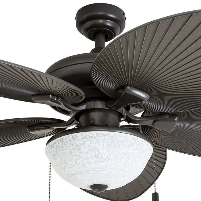 52 in. Tropical Indoor Outdoor Ceiling Fan with Light Pull Chain Control, 5-Blade Outdoor LED Ceiling Fan for Porch Patio-ErisView