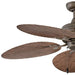 52 in. Tropical Indoor Outdoor Ceiling Fan with No Light, 5-Blade Coastal Ceiling Fan for Living Room Patio Porch-ErisView