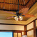 52 in. Tropical LED Ceiling Fan with Light Kits Wood Blade Pull Chain Remote Control for Living Room-ErisView