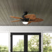 52 in. Tropical Outdoor Dimmable Ceiling Fan Light for Patio, Reversible Palm Ceiling Fan with LED Light Remote Control-ErisView