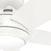 52 in. White Ceiling Fan with LED Light Kit and Remote, Metal Ceiling Fans-11-ErisView