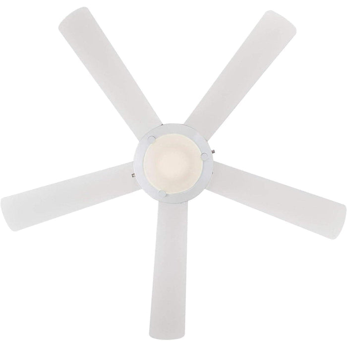 52 in. White Indoor Ceiling Fan with Light,  Modern Ceiling Fan with Light-4-ErisView