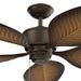 56 in. 5-Blade Bronze Ceiling Fan without Light, Outdoor Tropical Ceiling Fan with Walnut Blades Pull Chain for Porch-ErisView