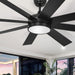 60 in. Black Ceiling Fan with Light and Remote, Modern Outdoor Fan, Quiet Reversible Fan in Winter Summer-8-ErisView