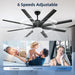 60 in. Ceiling Fan with Light and Remote, Modern Quiet Ceiling Fans for Bedroom Living Room, Outdoor Fan for Patio-5-ErisView