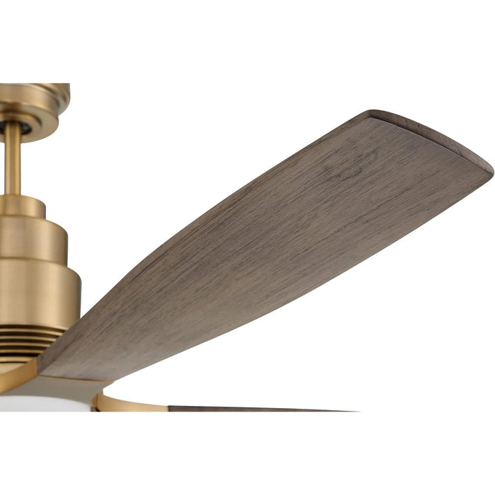 60 in. Indoor Ceiling Fan with LED Light and Remote, 4 Walnut Blades, Satin Brass Ceiling Fan-7-ErisView