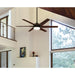 60 in. Smart Wi-Fi Ceiling Fan Compatible with Amazon Alexa Google Home Remote Control, Black Fancy Ceiling Fans, Bronze Ceiling Fan-2-ErisView