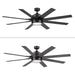 62 in. Black Modern Indoor Ceiling Fan with Lights and Remote, Reversible Ceiling Fan Summer Winter-11-ErisView